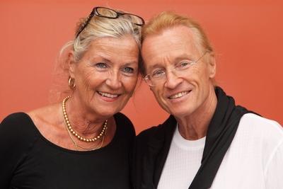 S?nger Christian Anders mit Ehefrau Birgit anl?sslich eines Fotoshootings in Mainz-stock-foto