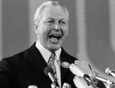 Der 18. Parteitag der CDU 1971 DEU, Deutschland, Duesseldorf: Der 18. Parteitag der Christlich DemokratischeUnion i Deu-stock-foto
