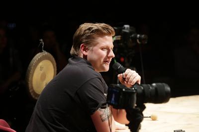 29.04.2024 Dortmund Veranstaltungsformat PentagonTalk im Dortmunder Dietrich-Keuning-Haus. Die Gespr?chsreihe wird moder-stock-foto