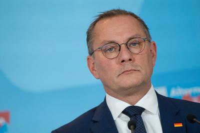 Statement im Deutschen Bundestag - Tino Chrupalla, Parteivorsitzender AfD;Statement im Deutschen Bundestag - Tino Chrupa-stock-foto