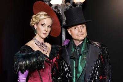 Kerstin Cantz und Guido Cantz-stock-foto