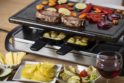 swiss raclette with meat and vegetables swiss raclette with meat and vegetables Copyright: xZoonar.com/BerndxJuergensx 2-stock-foto