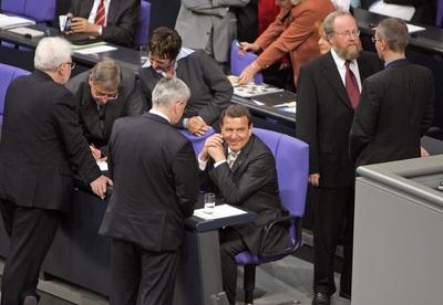 V l Gerd ANDRES SPD Parlamentarischer Staatssekretaer im Bundeswirtschaftsministerium Bundesw-stock-foto