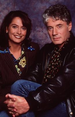 Bildnummer: 56854899  Datum: 01.09.1997  Copyright: imago/teutopressSimone Thomalla mit Matthias Ponnier 09/97 her TV Fernsehen Schauspiel Film sitzend halb hoch People Shooting xmk x0x 1997 hoch  56854899 Date 01 09 1997 Copyright Imago  Simone Thomalla with Matthias Ponni 09 97 her TV Television Acting Film seated half vertical Celebrities Shooting xmk x0x 1997 vertical-stock-photo