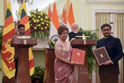 State Visit: India - Sri Lanka-stock-foto