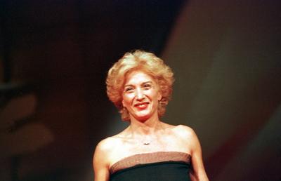 1/ Filmfest: Marisa Paredes, spanisches Jurymitglied der Internationalen Berliner Filmfestspiele, Er?ffnungsveranstaltun-stock-photo