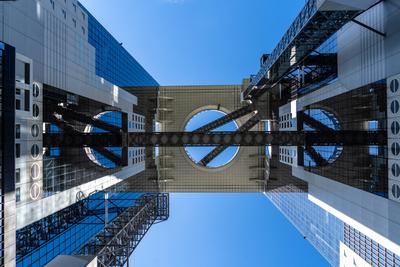 Umeda Sky Building in Osaka, Japan-stock-photo
