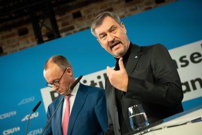 Vorstellung Wahlprogramm von CDU und CSU zur Bundestagswahl 2025 ?-stock-foto