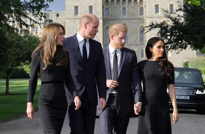 . 10/09/2022. Windsor, United Kingdom. William , Prince of Wales and Catherine, Princess of Wales , ( William and Kate-stock-photo