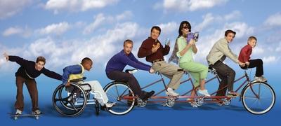 Film Stills from Malcolm in The Middle Justin Berfield Craig Lamar Traylor Christopher Kennedy Mas-stock-foto