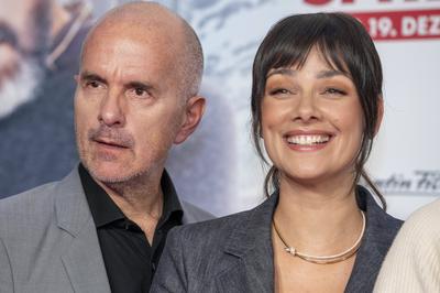 Christoph Maria Herbst, Janina Uhse-stock-foto