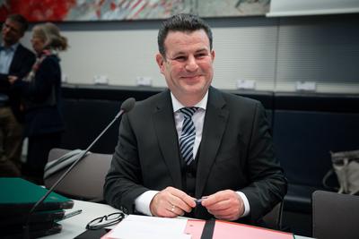 Auftaktbilder zur Fraktionssitzung der SPD-stock-photo