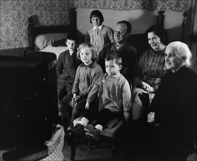 The first television. Burgundy (France),-stock-foto