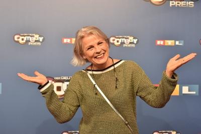 Gerburg Jahnke kommt am 07 10 2018 in K?ln zur Verleihung des Deutschen Comedy Preis 2018 *** Gerb-stock-foto