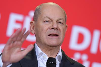SPD Pressekonferenz zur Wahlkampagne 2025 im Anschluss an die Gremiensitzungen-stock-photo