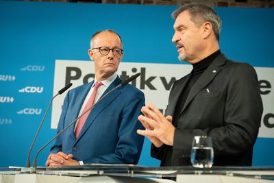 Vorstellung Wahlprogramm von CDU und CSU zur Bundestagswahl 2025 ?-stock-foto