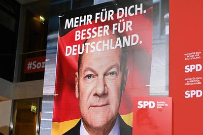 Wahlplakat-stock-foto