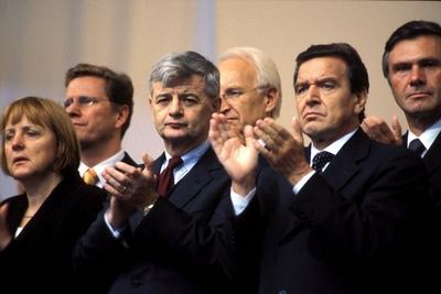 20 Jahre Anschl?ge vom 11. September: Weltweite Anteilnahme V.l.n.r.: Angela Merkel (GER/CDU-Bundesvorsitzende), Guido W-stock-foto