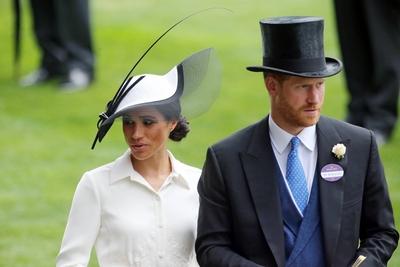 19 06 2018 Royal Ascot Windsor GBR GROSSBRITANNIEN Prinz Harry Herzog von Sussex und seine Fr-stock-photo