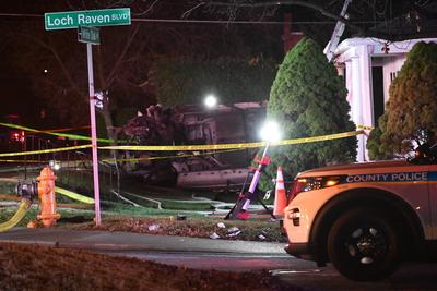 Mass shooting at johnson funeral home in towson baltimore county maryland results in one person dead and nine other people injured-stock-foto