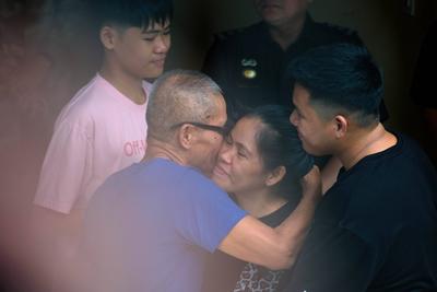 Mary Jane Veloso arrived in the Philippines after nearly 15 years of detention in Indonesia.-stock-foto
