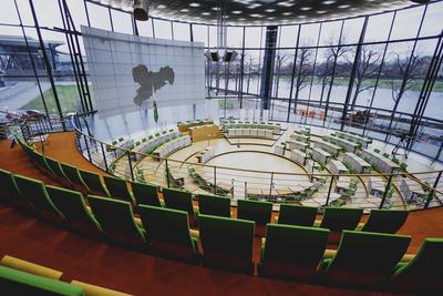 Wahl des Ministerpraesidenten im Saechsischen Landtag-stock-foto