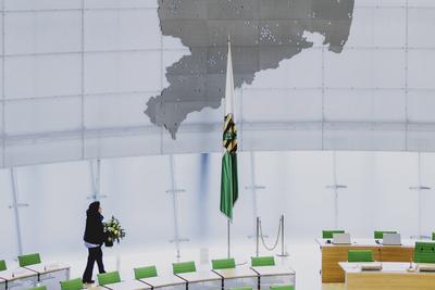 Wahl des Ministerpraesidenten im Saechsischen Landtag-stock-foto