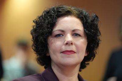 Vorstellung Wahlkampagne 2025 Buendnis Sahra Wagenknecht (BSW)-stock-foto