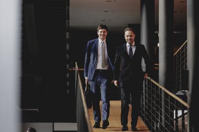 Wahl des Ministerpraesidenten im Saechsischen Landtag-stock-foto
