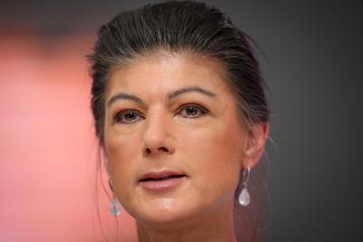 Vorstellung Wahlkampagne 2025 Buendnis Sahra Wagenknecht-stock-foto