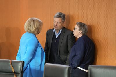 Auftaktbilder, Kabinettssitzung der Bundesregierung-stock-foto