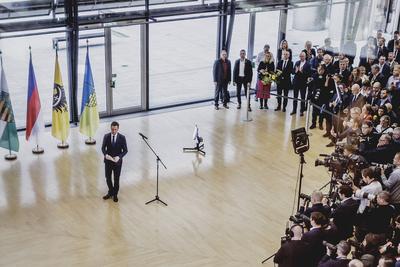 Wahl des Ministerpraesidenten im Saechsischen Landtag-stock-foto