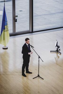 Wahl des Ministerpraesidenten im Saechsischen Landtag-stock-foto