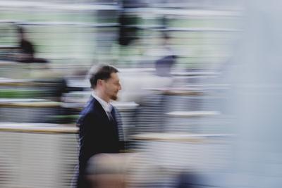 Wahl des Ministerpraesidenten im Saechsischen Landtag-stock-foto