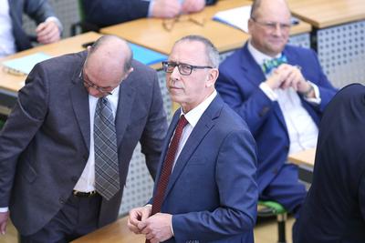 Dresden, Sachsen, Deutschland, 18.12.2024: S?chsischer Landtag: Wahl des Ministerpr?sidenten: AfD-Landeschef J?rg Urban-stock-foto