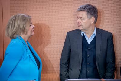 123. Sitzung des Bundeskabinett-stock-photo