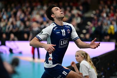 Volleyball I Herren I Saison 2024-2025 I Champions League Volley I 4th Round Leg 4  CLVM 84 I SVG L?neburg - Levski SOFIA I 18.12.2024-stock-photo