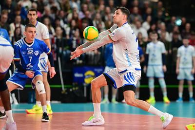 Volleyball I Herren I Saison 2024-2025 I Champions League Volley I 4th Round Leg 4  CLVM 84 I SVG L?neburg - Levski SOFIA I 18.12.2024-stock-photo