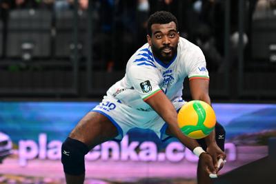 Volleyball I Herren I Saison 2024-2025 I Champions League Volley I 4th Round Leg 4  CLVM 84 I SVG L?neburg - Levski SOFIA I 18.12.2024-stock-photo