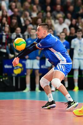 Volleyball I Herren I Saison 2024-2025 I Champions League Volley I 4th Round Leg 4  CLVM 84 I SVG L?neburg - Levski SOFIA I 18.12.2024-stock-photo