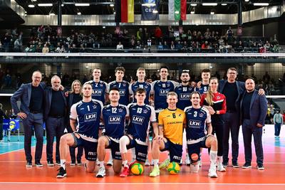 Volleyball I Herren I Saison 2024-2025 I Champions League Volley I 4th Round Leg 4  CLVM 84 I SVG L?neburg - Levski SOFIA I 18.12.2024-stock-photo