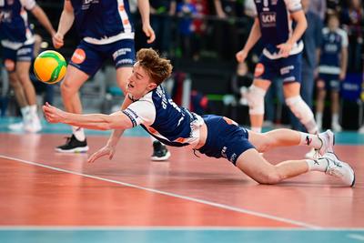 Volleyball I Herren I Saison 2024-2025 I Champions League Volley I 4th Round Leg 4  CLVM 84 I SVG L?neburg - Levski SOFIA I 18.12.2024-stock-photo