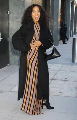 Kerry Washington at The View-stock-foto