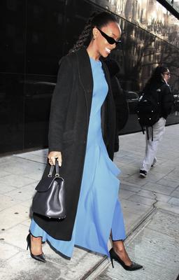 Ebony Obsidian seen at Good Day NY-stock-foto