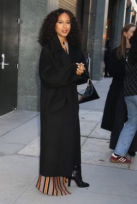 Kerry Washington at The View-stock-foto