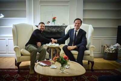 Praesident Wolodymyr Selenskyj  am 18.12.2024 in Bruessel-stock-photo