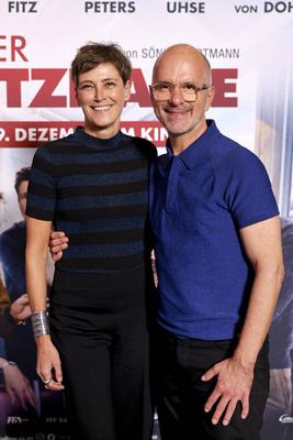 Christoph Maria Herbst und Gisi Herbst-stock-foto