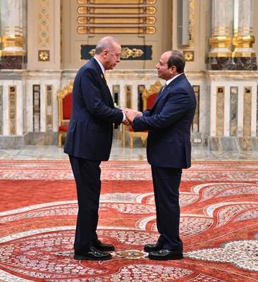 Egyptian President Abdel Fattah El-Sisi inaugurates the D8 Summit for Economic Cooperation-stock-photo