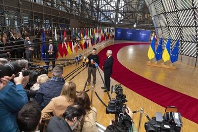 EUROPEAN SUMMIT IN BRUSSELS-stock-photo