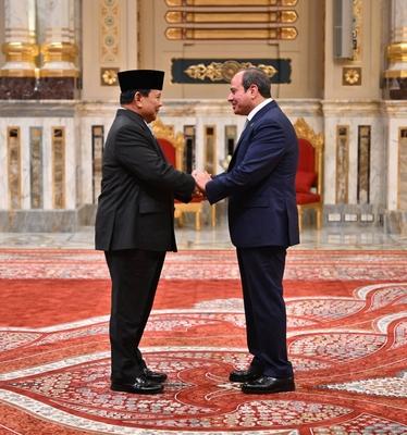 Egyptian President Abdel Fattah El-Sisi inaugurates the D8 Summit for Economic Cooperation-stock-photo